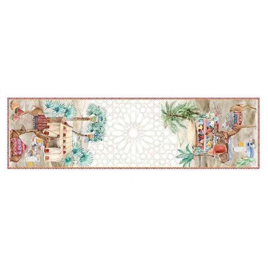 Souk Linen Table Runner by Tessitura - Raia