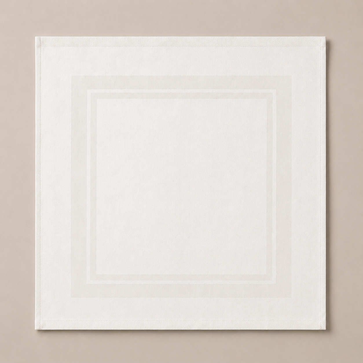 Ivory Double Satin Band Napkin, Croatia