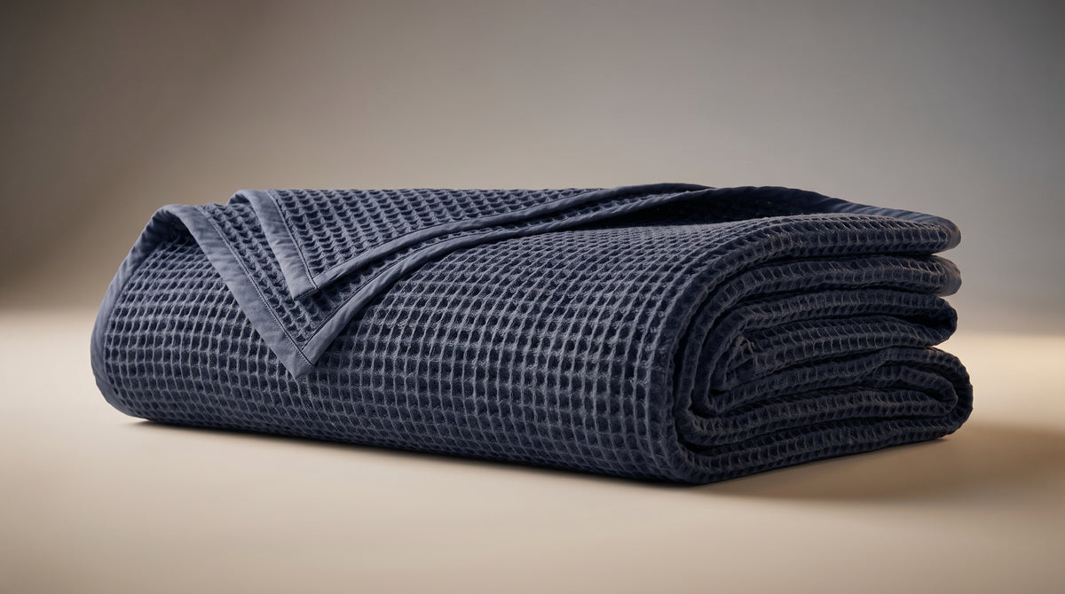 Organic Cotton Waffle Blanket