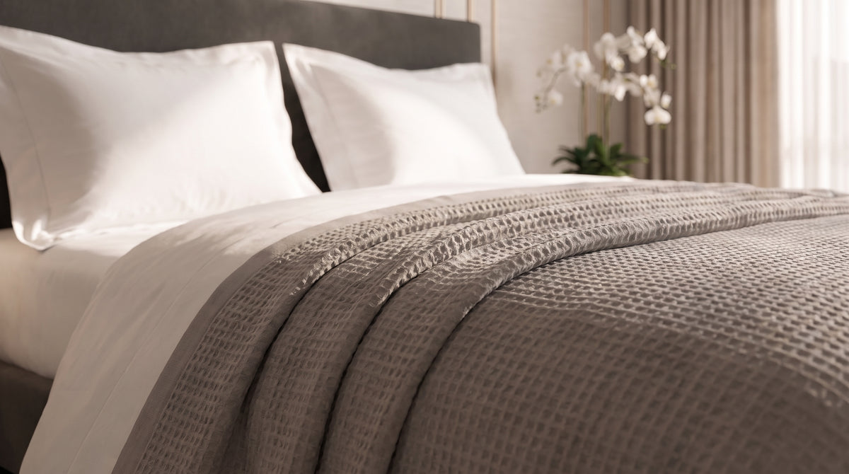 Organic Cotton Waffle Blanket