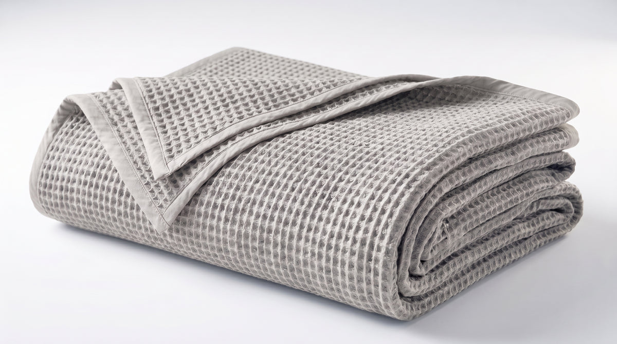 Organic Cotton Waffle Blanket