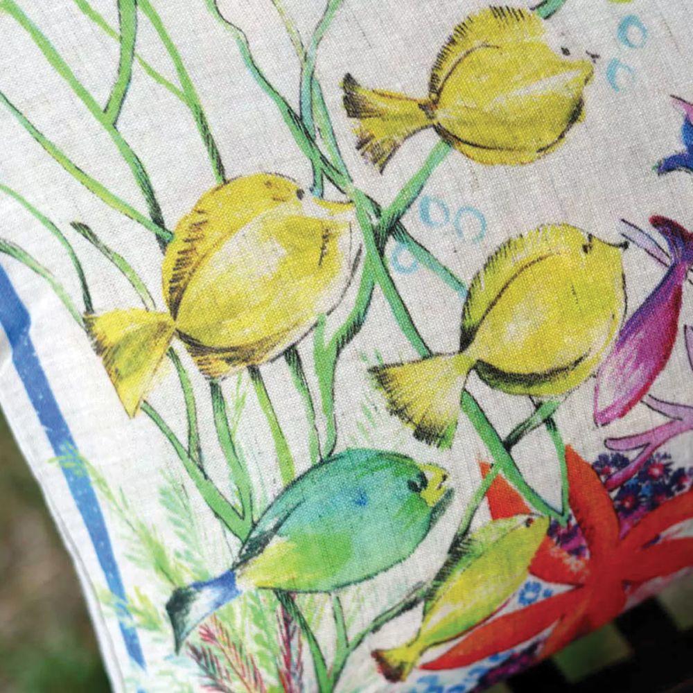 Belize Linen Table Runner by Tessitura | Table & Dining, Table Runner | Raia