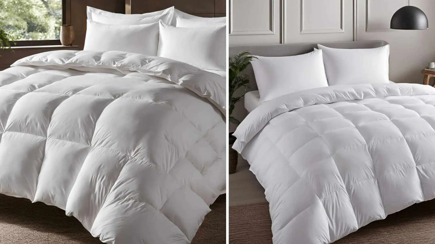 2 Beds with high quality Duvet covers 