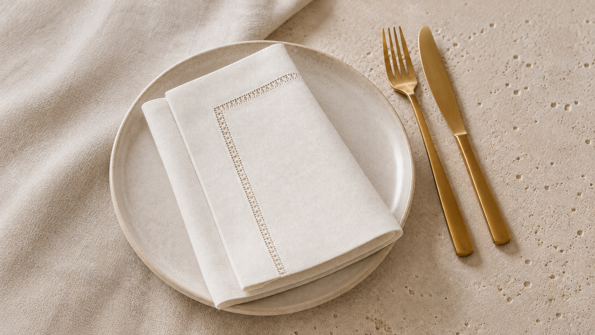Cotton and Linen Table Napkins That Make Every Meal Feel Special