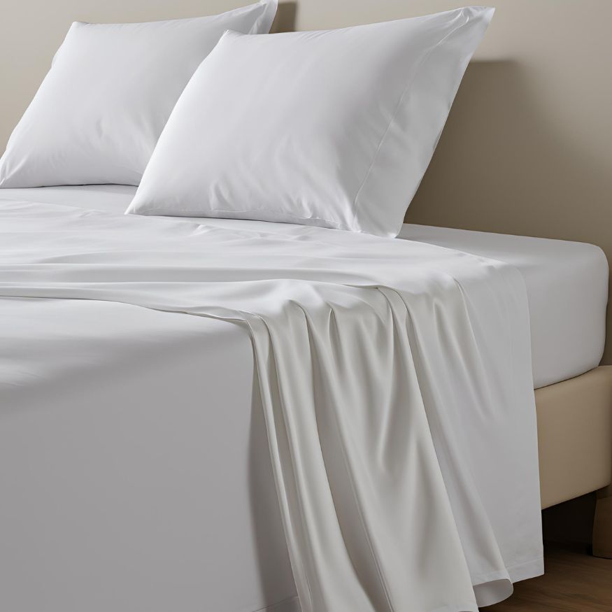 Luxury 510 TC Organic Cotton Flat Sheet