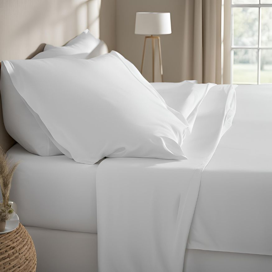 Luxury 510 TC Organic Cotton Flat Sheet