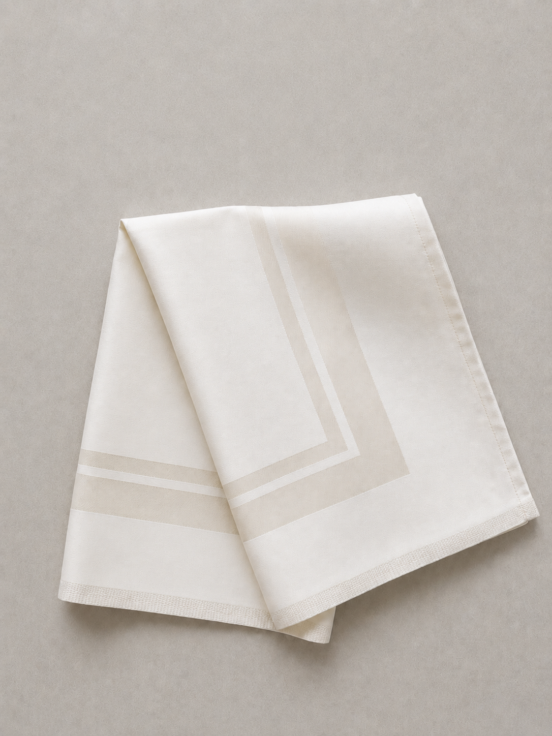 Ivory Double Satin Band Napkin, Croatia