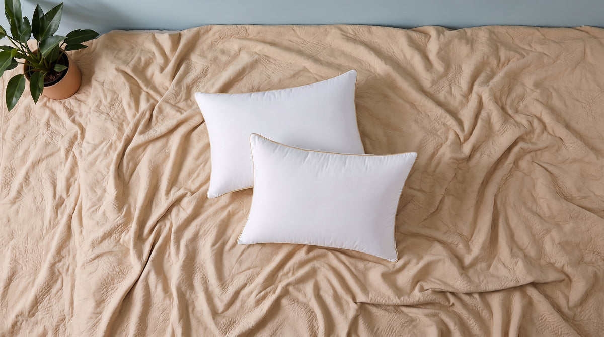 3 Chamber Goose Down & Feather Pillow - Medium Soft