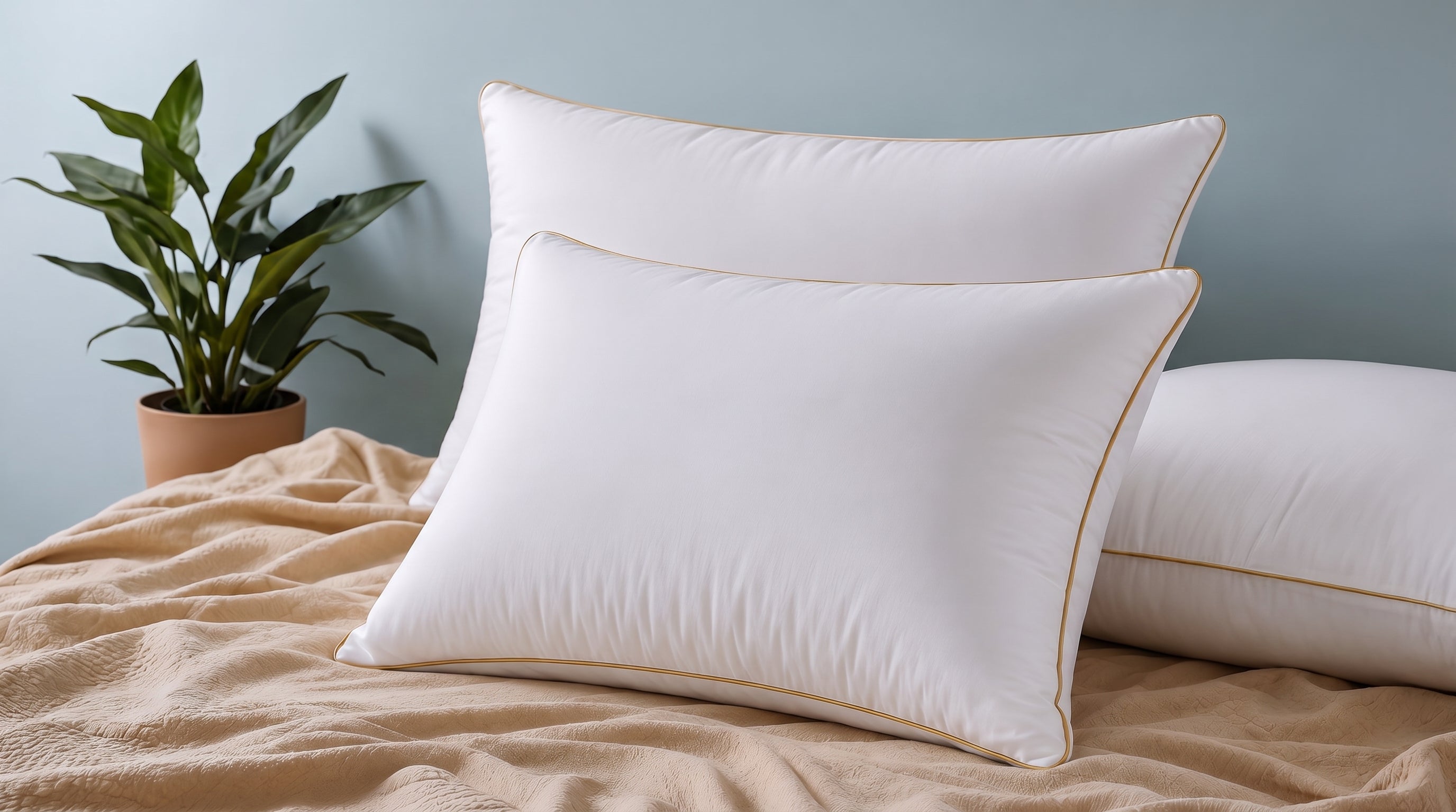 3 Chamber Goose Down & Feather Pillow - Medium Soft