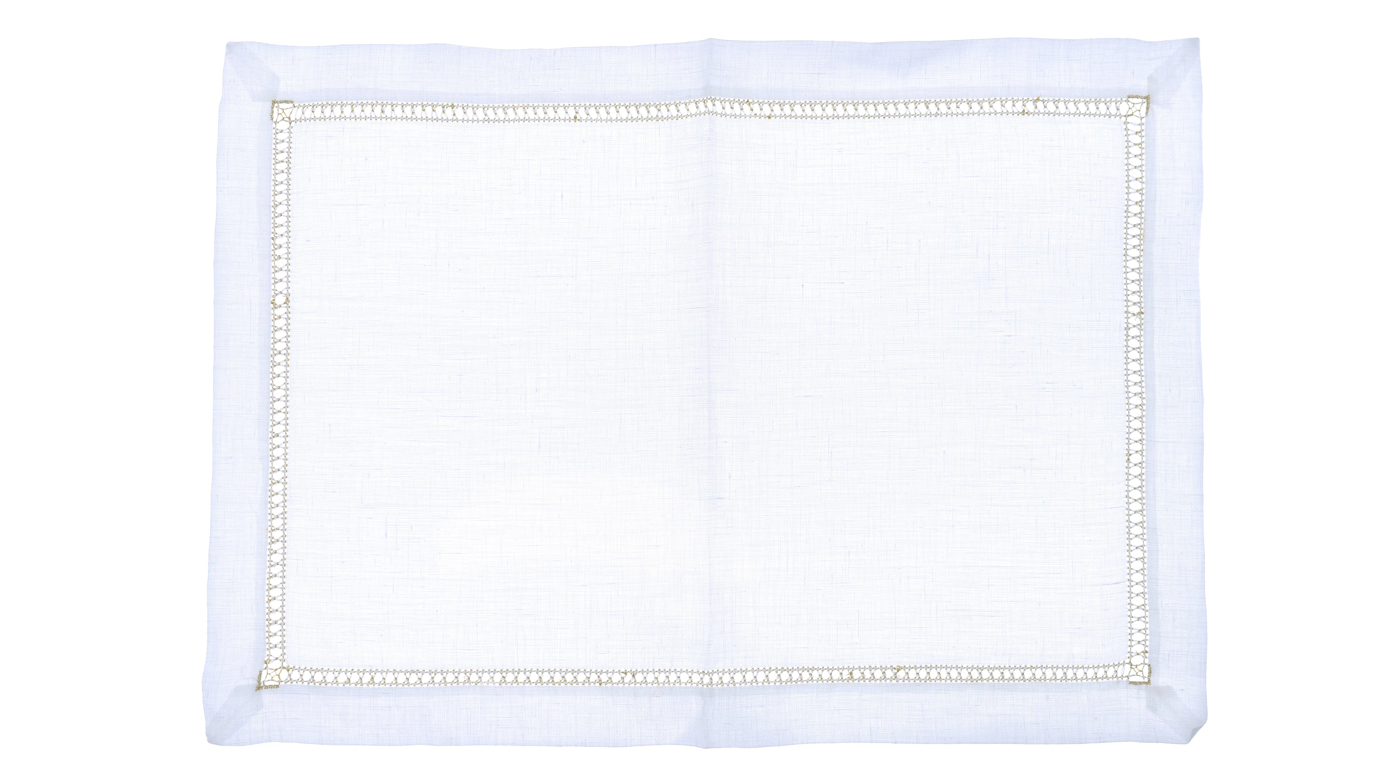 White Linen Placemat Set | Decor | Placemat | Raia