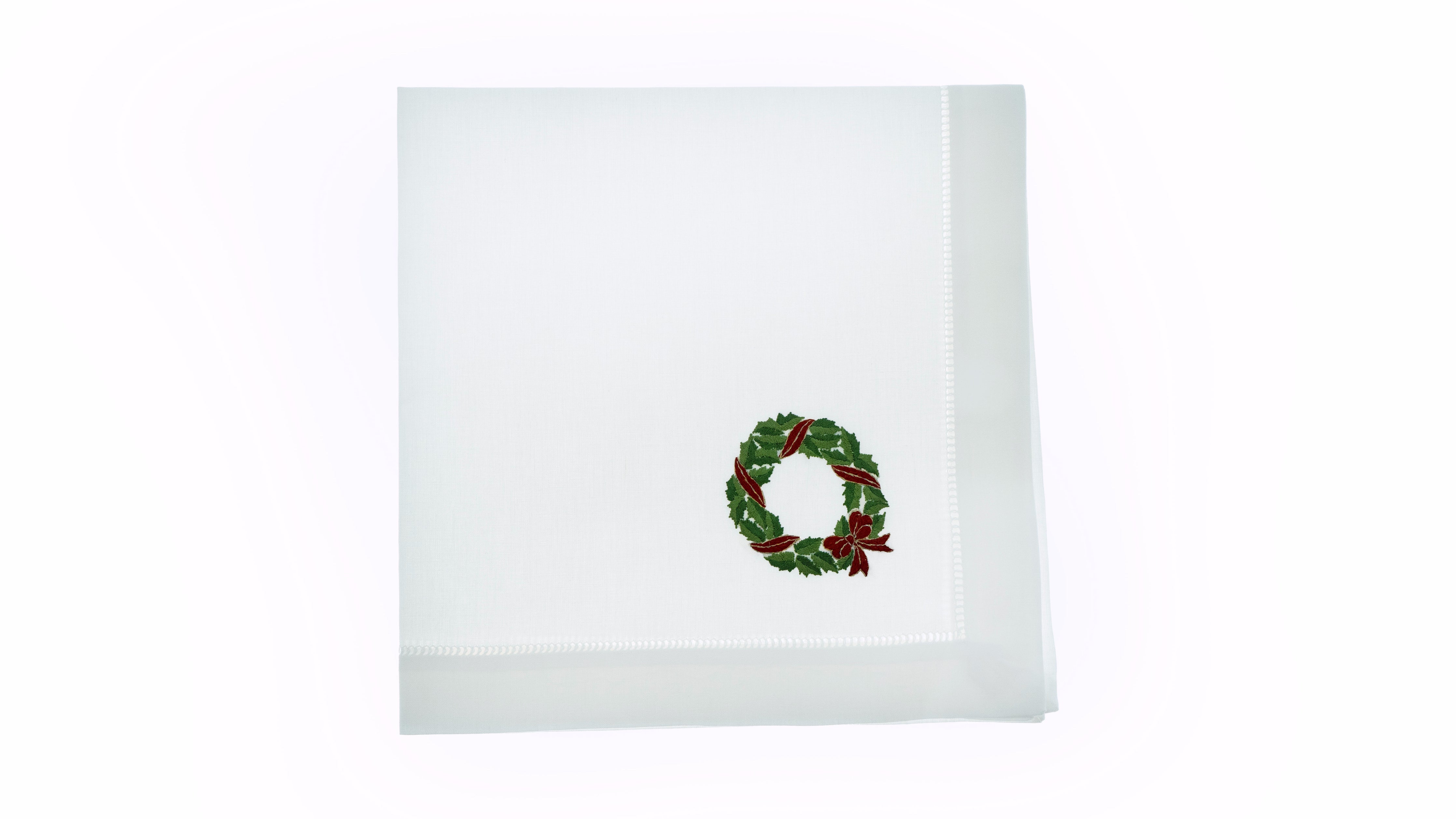 Holly & Ivy Wreath Christmas Napkin Set